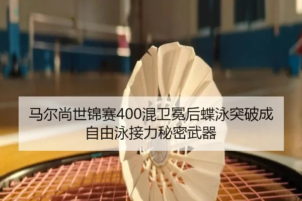 马尔尚世锦赛400混卫冕后蝶泳突破成自由泳接力秘密武器